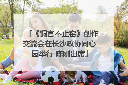 《铜官不止窑》创作交流会在长沙政协同心园举行 陈刚出席