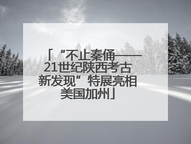 “不止秦俑——21世纪陕西考古新发现”特展亮相美国加州