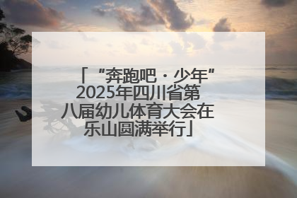 “奔跑吧・少年”2025年四川省第八届幼儿体育大会在乐山圆满举行