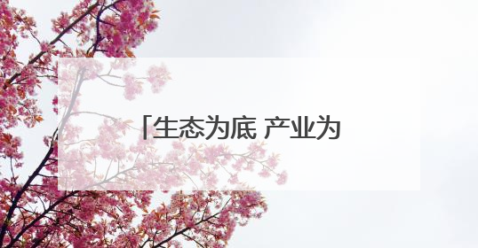 生态为底 产业为翼！解锁莲花山文旅发展的成功密码