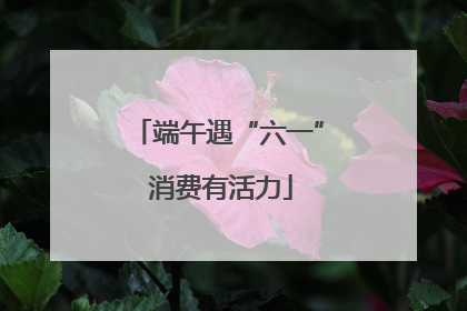 端午遇“六一” 消费有活力