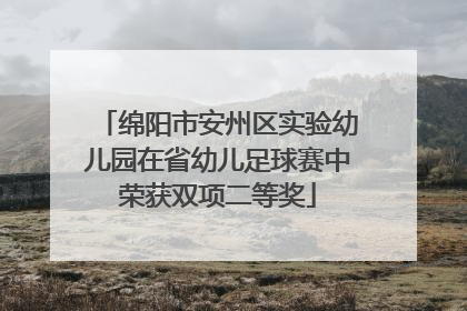 绵阳市安州区实验幼儿园在省幼儿足球赛中荣获双项二等奖
