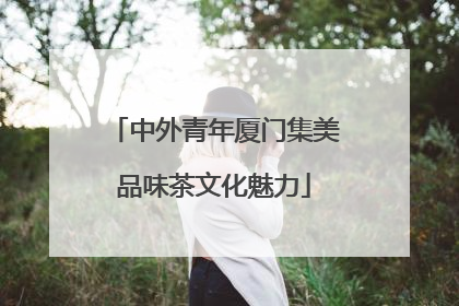 中外青年厦门集美品味茶文化魅力