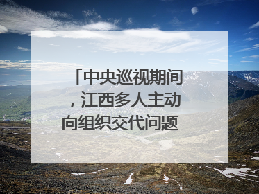 中央巡视期间，江西多人主动向组织交代问题｜打虎拍蝇