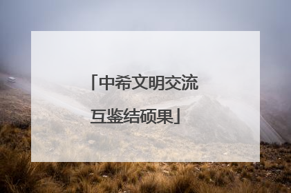 中希文明交流互鉴结硕果