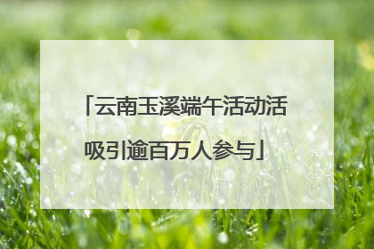 云南玉溪端午活动活吸引逾百万人参与