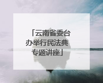 云南省委台办举行民法典专题讲座