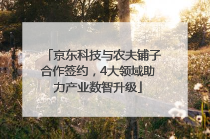 京东科技与农夫铺子合作签约，4大领域助力产业数智升级