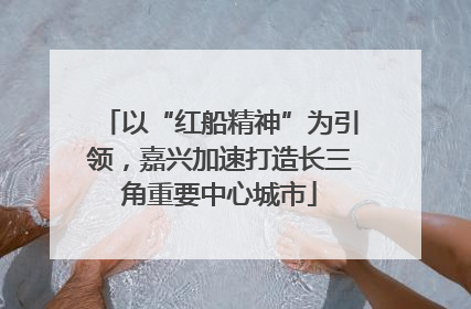 以“红船精神”为引领，嘉兴加速打造长三角重要中心城市
