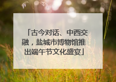 古今对话、中西交融，盐城市博物馆推出端午节文化盛宴