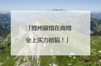 博州展馆在商博会上实力抢镜！