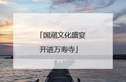 国潮文化盛宴开进万寿寺