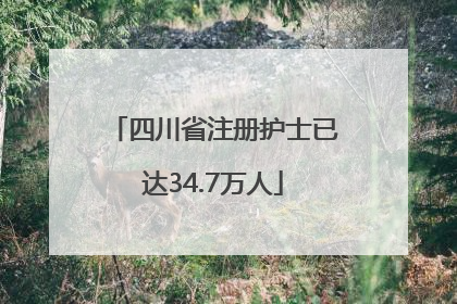 四川省注册护士已达34.7万人