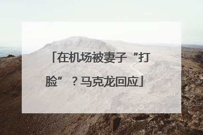 在机场被妻子“打脸”？马克龙回应