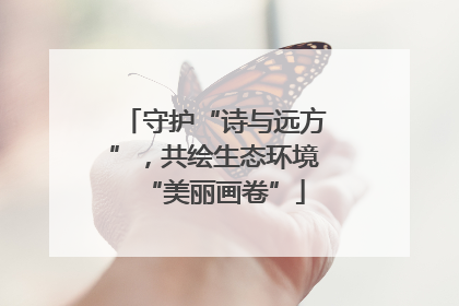 守护“诗与远方”，共绘生态环境“美丽画卷”