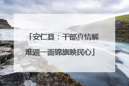 安仁县：干部真情解难题一面锦旗映民心