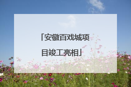 安徽百戏城项目竣工亮相