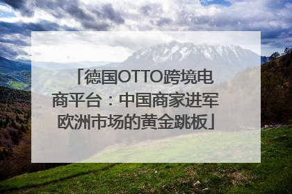 德国OTTO跨境电商平台：中国商家进军欧洲市场的黄金跳板