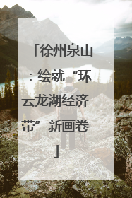 徐州泉山：绘就“环云龙湖经济带”新画卷