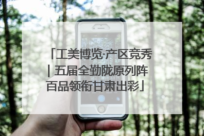 工美博览·产区竞秀｜五届全勤陇原列阵 百品领衔甘肃出彩