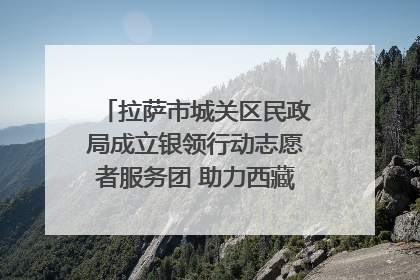 拉萨市城关区民政局成立银领行动志愿者服务团 助力西藏银发经济发展