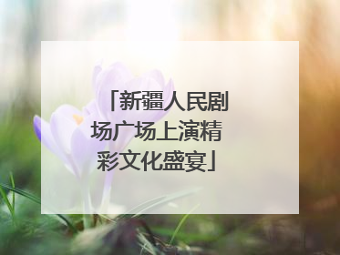 新疆人民剧场广场上演精彩文化盛宴