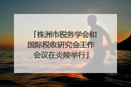 株洲市税务学会和国际税收研究会工作会议在炎陵举行