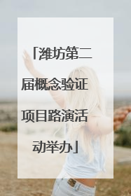 潍坊第二届概念验证项目路演活动举办