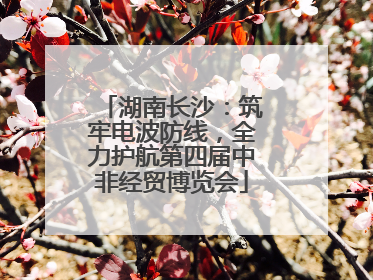 湖南长沙：筑牢电波防线，全力护航第四届中非经贸博览会