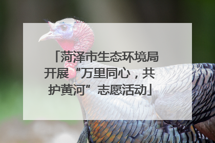 菏泽市生态环境局开展“万里同心，共护黄河”志愿活动