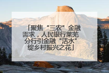 聚焦“三农”金融需求，人民银行莱芜分行引金融“活水”绽乡村振兴之花