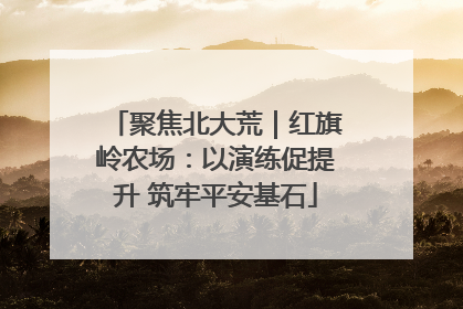 聚焦北大荒｜红旗岭农场：以演练促提升 筑牢平安基石