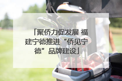 聚侨力促发展 福建宁德推进“侨见宁德”品牌建设