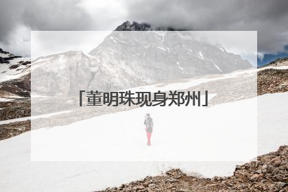 董明珠现身郑州