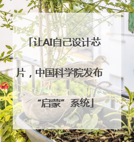 让AI自己设计芯片，中国科学院发布“启蒙”系统