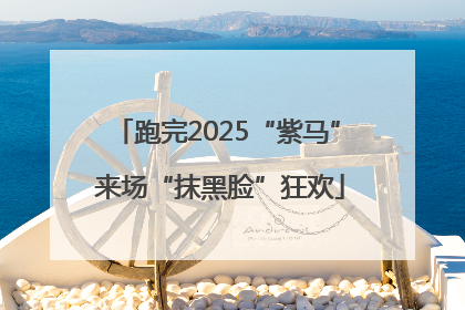 跑完2025“紫马” 来场“抹黑脸”狂欢