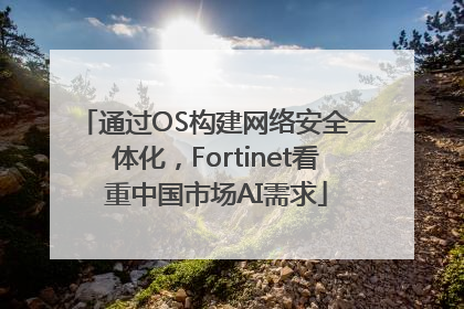 通过OS构建网络安全一体化，Fortinet看重中国市场AI需求