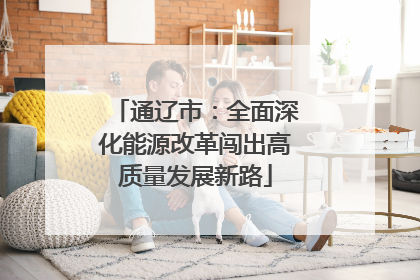 通辽市：全面深化能源改革闯出高质量发展新路