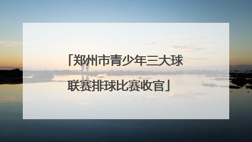郑州市青少年三大球联赛排球比赛收官