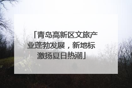 青岛高新区文旅产业蓬勃发展，新地标激扬夏日热潮