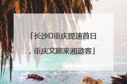 长沙⇌重庆提速首日，重庆文旅来湘邀客