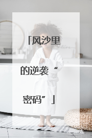 风沙里的逆袭“密码”