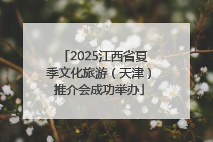 2025江西省夏季文化旅游(天津)推介会成功举办