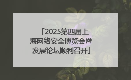 2025第四届上海网络安全博览会暨发展论坛顺利召开