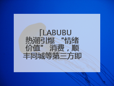 LABUBU 热潮引爆 “情绪价值” 消费，顺丰同城等第三方即配乘风而起